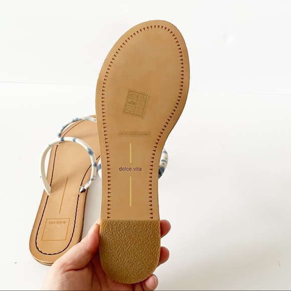 Dolce Vita Darla Slide Sandal Tie Dye Blue Size 10 - Picture 6 of 7